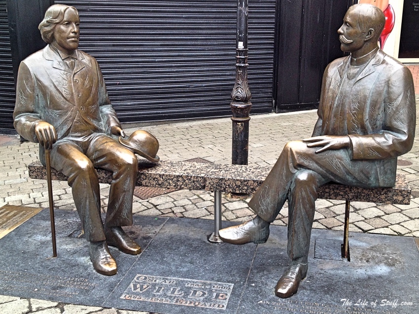 Five Fabulous Reasons to Visit Galway City - Oscar Wilde and Eduard Vilde Statue Galway