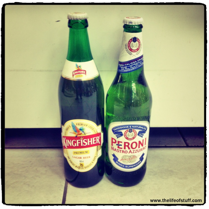 World Beers - Kingfisher and Peroni