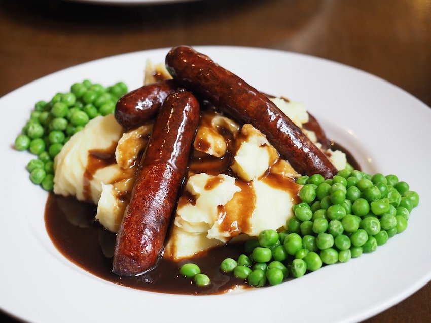The Ten Winter Foods We've Been Craving All Year - Sausages and Mash