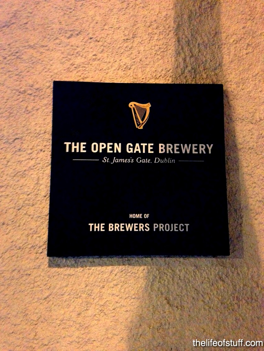 The Open Gate Brewery - St. Jame's Gate, Dublin