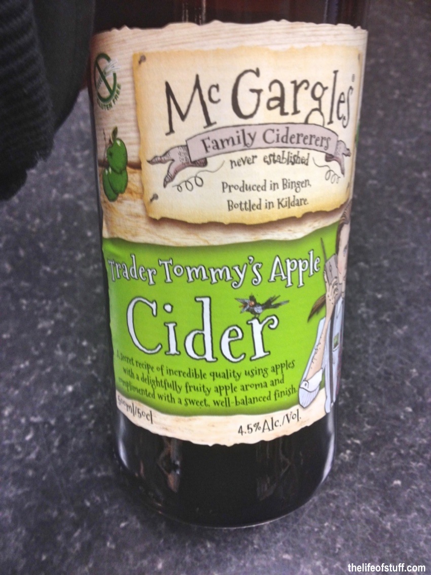 Bevvy of the Week - McGargles Trader Tommy's Apple Cider