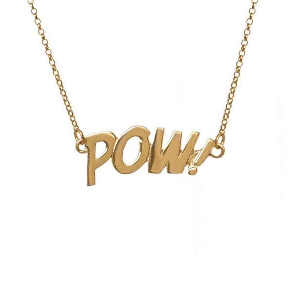 10 Irish Designed Jewellery You'll Covet Edge Only POW Letters Necklace €219.00
