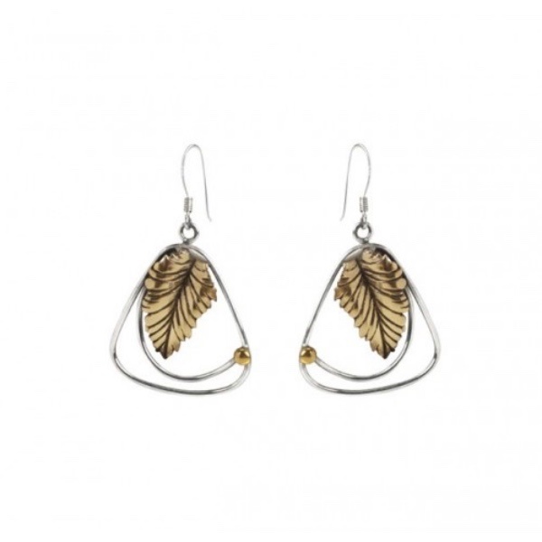 10 Irish Designed Jewellery You'll Covet Gallardo & Blaine Designs Leaf Earrings €47.00