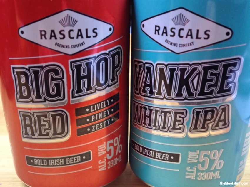 Bevvy of the Week - Rascals Brewing, Big Hop Red and Yankee White IPA