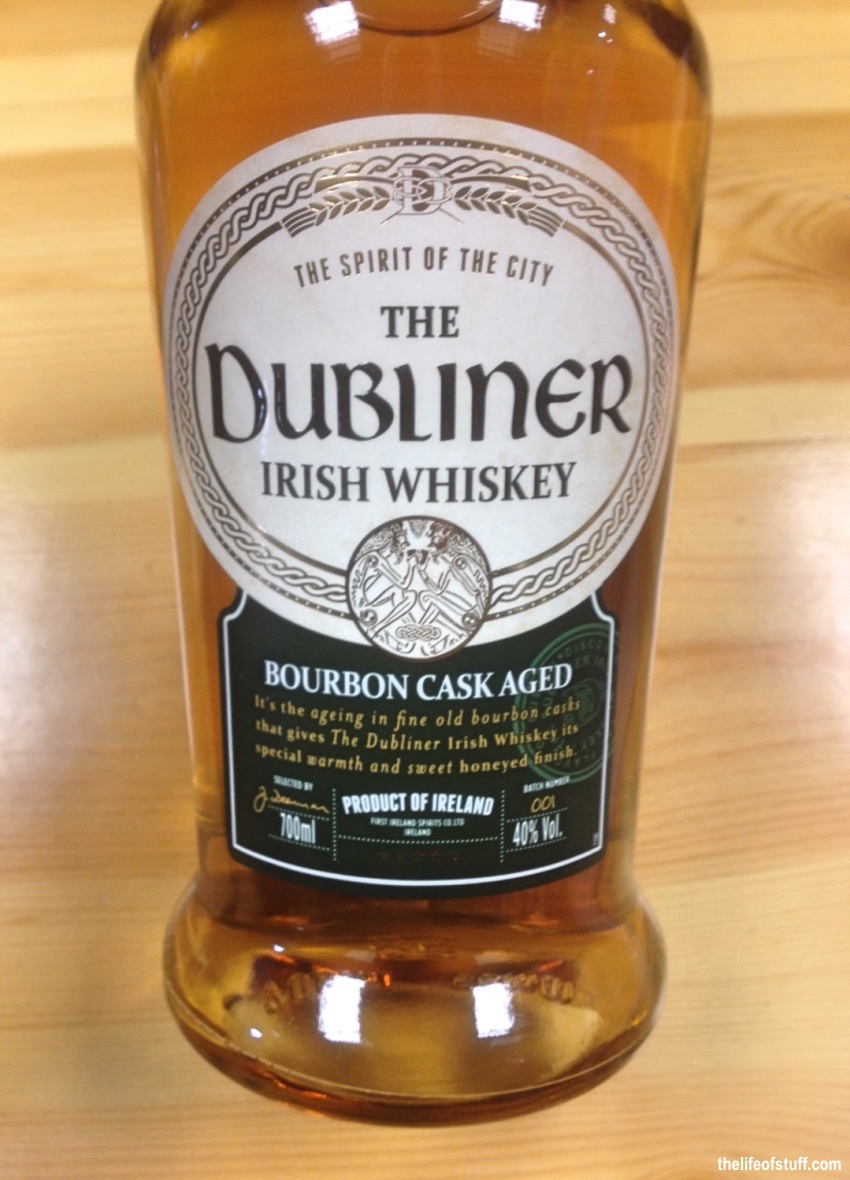 Bevvy of the Week - Bourbon Cask Aged: The Dubliner Irish Whiskey