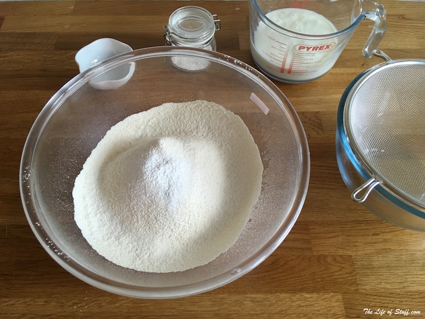 A Homemade Irish Soda Bread Recipe - Flour, Baking Soda, Salt