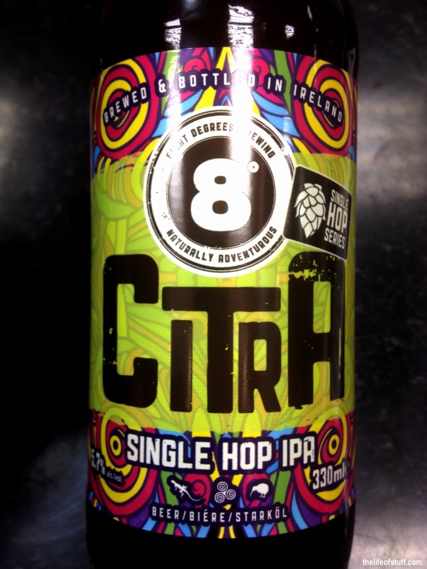 Bevvy of the Week - Eight Degree Brewing, Citra Hop IPA