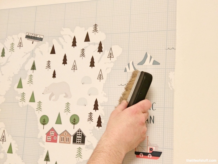 Home Style A Magnificent Map Wallpaper Mural for our Little Travel Lover
