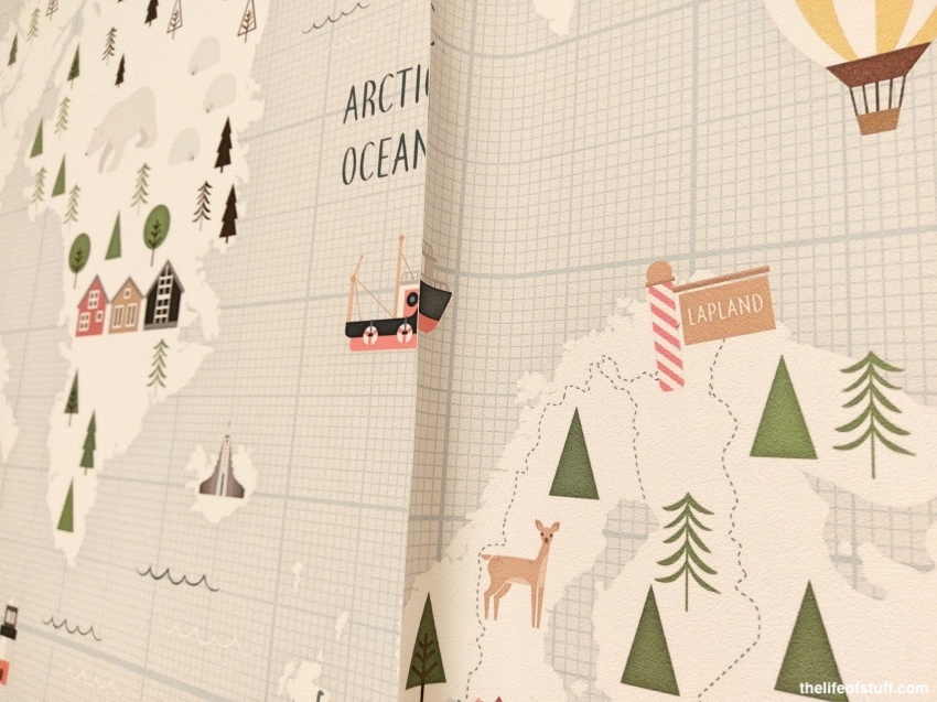 Home Style A Magnificent Map Wallpaper Mural for our Little Travel Lover