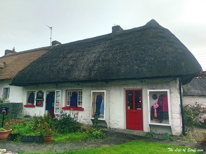 Lunch at The Wild Geese Restaurant, Rose Cottage, Adare, Co. Limerick - 04 Thatched Cottage