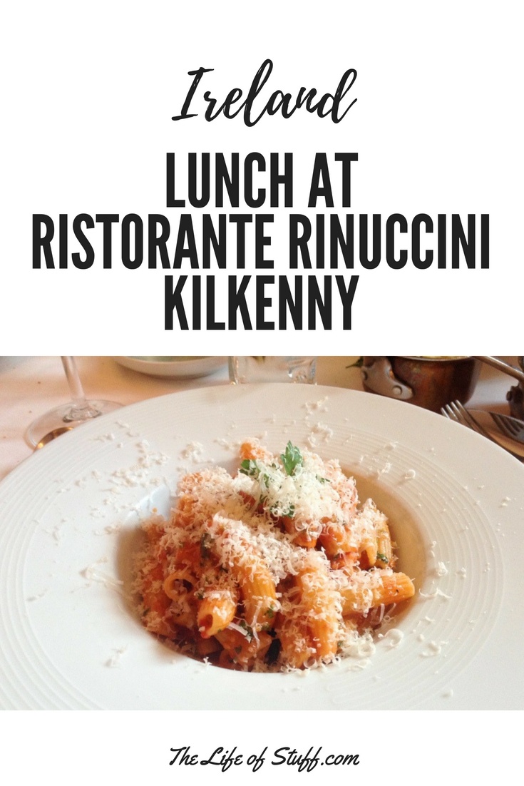 Lunch at Ristorante Rinuccini, 1 The Parade, Kilkenny - The Life of Stuff