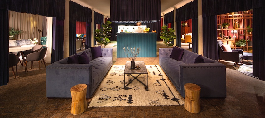 A Velvet Covered Cosy Night Out at the DFS Staying Inn with 2LG Studio - The Staying Inn Entrance