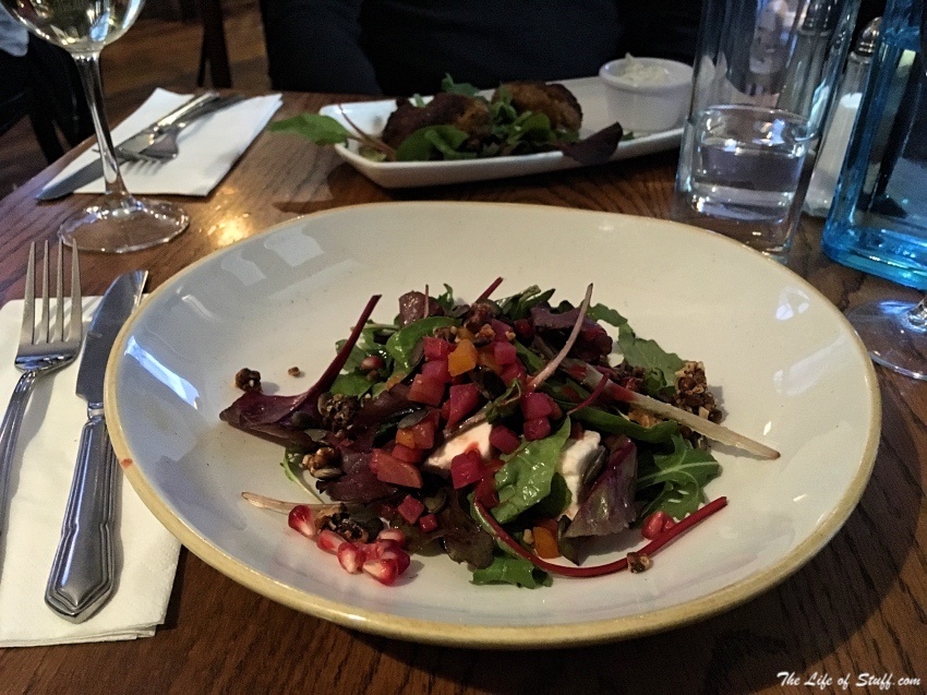 IFI Cafe Bar Dublin Warm Roasted Beetroot and Feta Salad