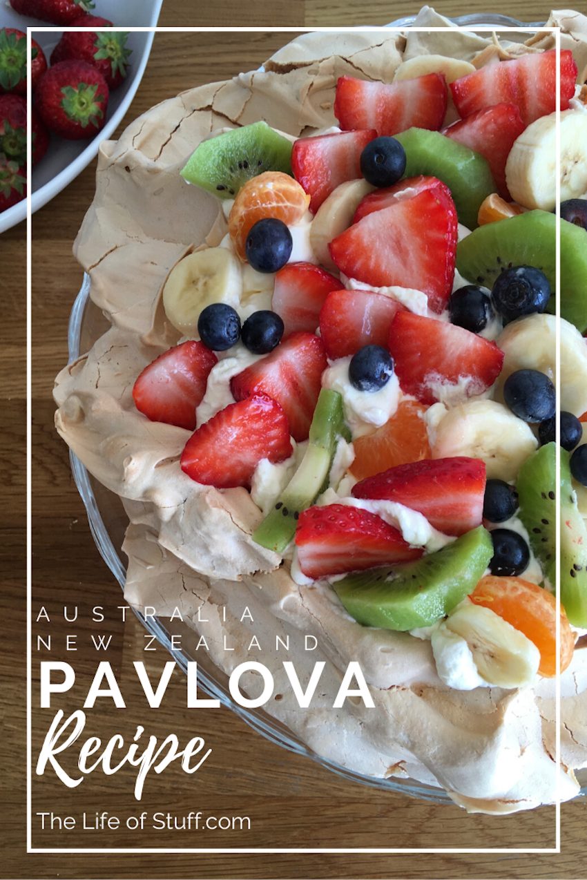 An Australian | New Zealand Pavlova Recipe that's Perfectly Pleasing - The Life of Stuff