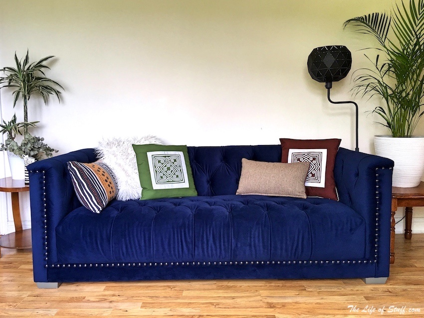 Homestyle - How to Style a Sofa with Cushions & Throws - Style 14