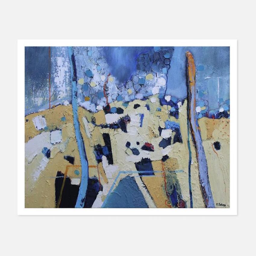 Classic Blue Pantone Colour of the Year 2020 Martina Furlong Always Watching Over You as You Walk the Unknown Path Fine Art Print