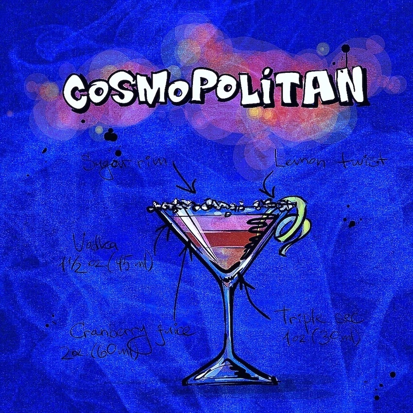 The Life of Stuff Cosmopolitan Cocktail Recipe