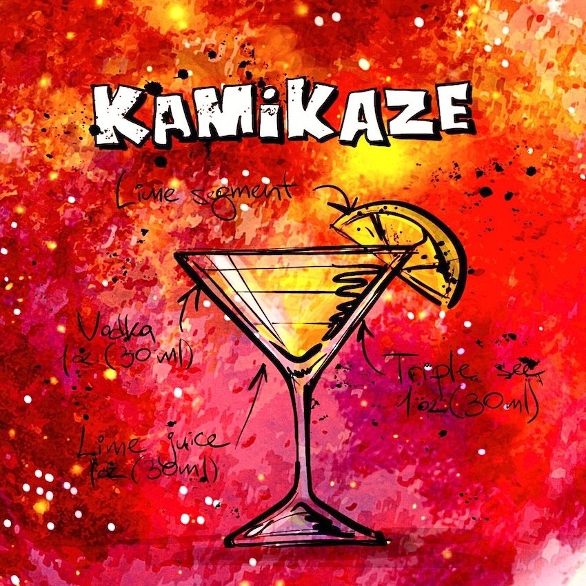 The Life of Stuff Kamikaze Cocktail Recipe