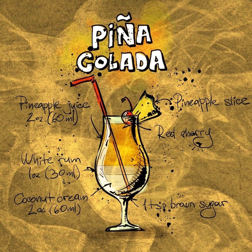 The Life of Stuff Piña Colada Cocktail Recipe