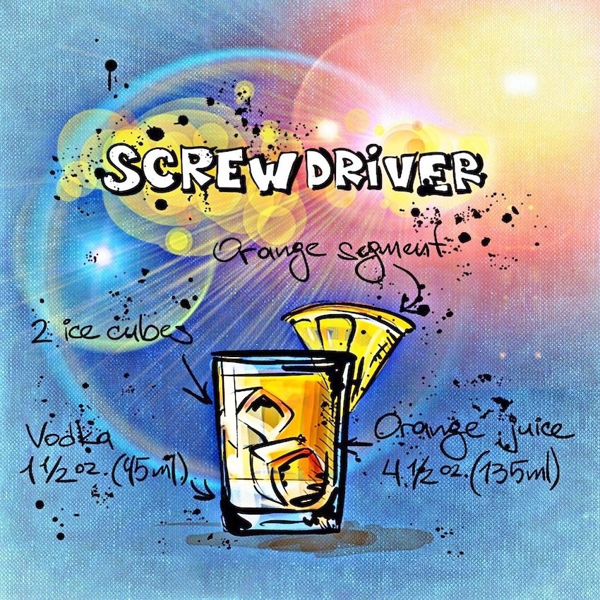 The Life of Stuff Screwdriver Cocktail Recipe
