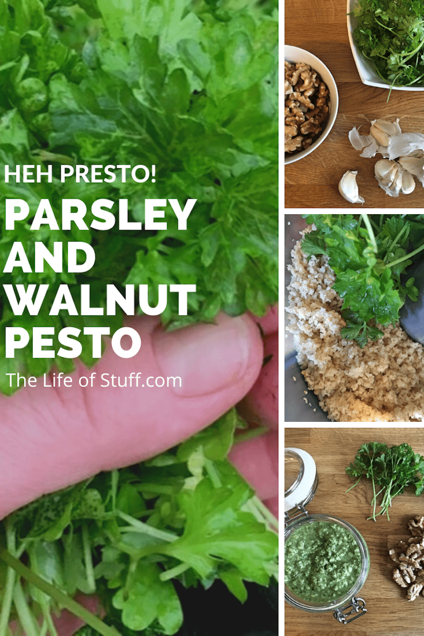 A Parsley and Walnut Pesto Recipe - The Life of Stuff
