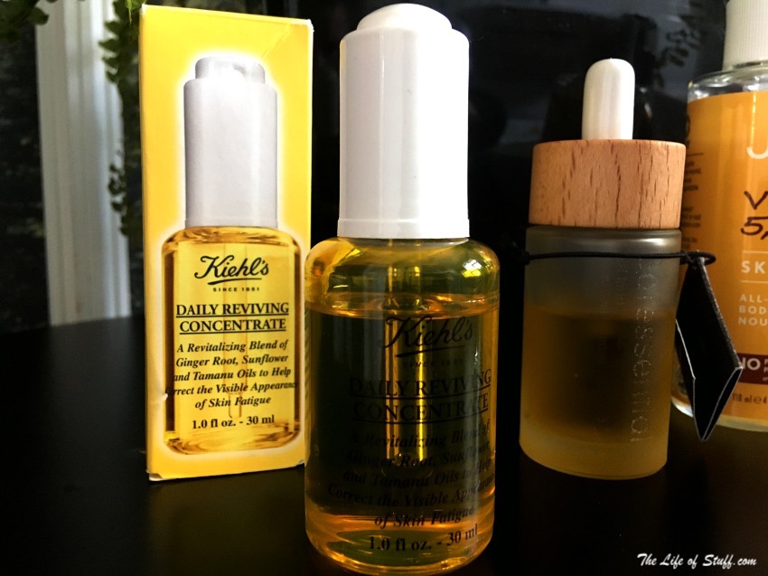 5 Fabulous Facial Oils - Irish and International Natural Skincare - Kiehl's Daily Reviving Concentrate