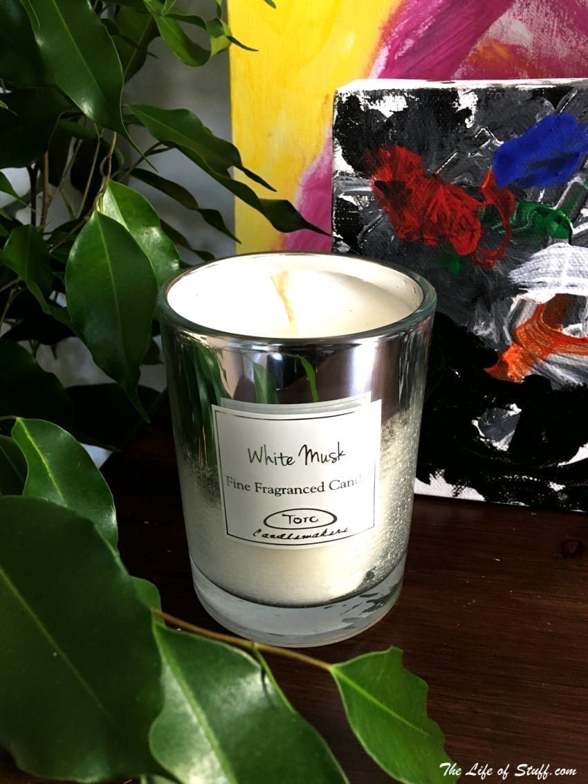 Irish Made & Natural - Four Fabulous Irish Candle Makers - Torc Fine Fragranced Candle - White Musk