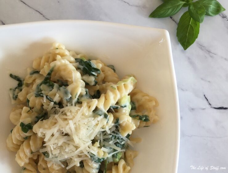 The Life of Stuff - Swiss Chard, Spring Onion and Parmesan Pasta Recipe