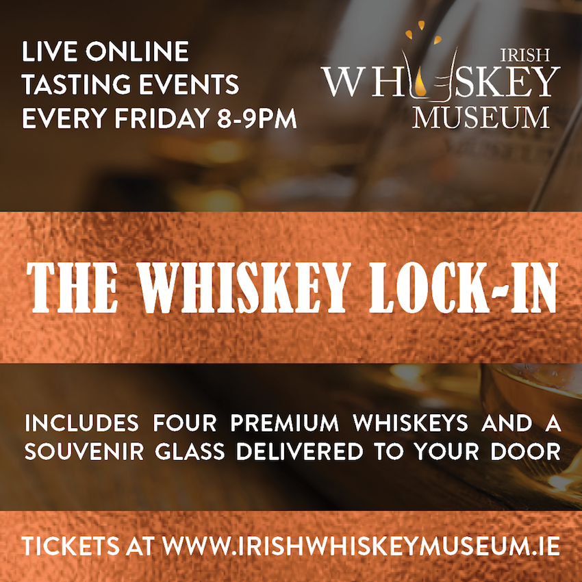 Win a Wonderful Whiskey Lock-In from The Irish Whiskey Museum - The Whiskey Lock-In event poster
