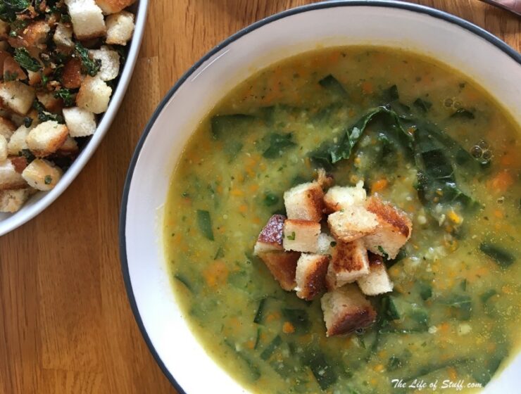 Delicious Hearty Cabbage Soup with Parsley Croutons Recipe The Life of Stuff