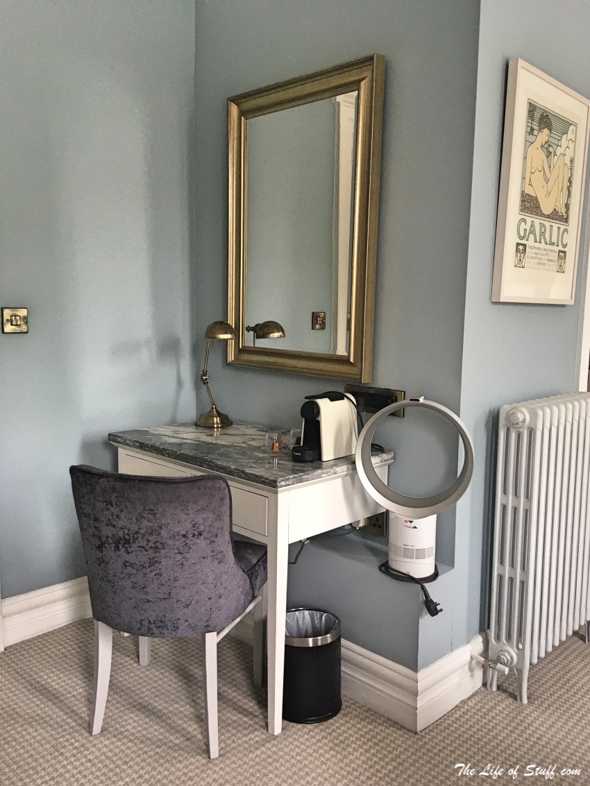 A Luxury Night Away at Stauntons on the Green, Dublin 2 - Desk and Coffee Station