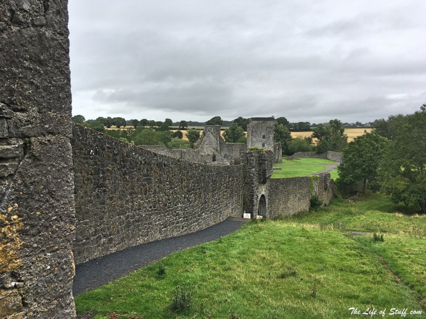 Exploring Kells Priory in Co. Kilkenny, Ireland - Defence Wall