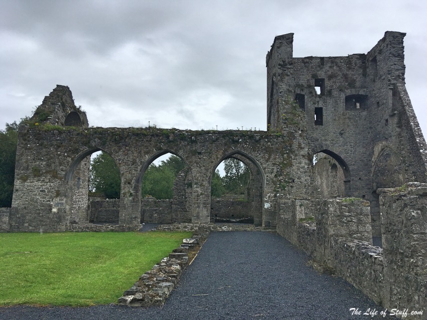 Exploring Kells Priory in Co. Kilkenny, Ireland - North Transept and Crossing Tower