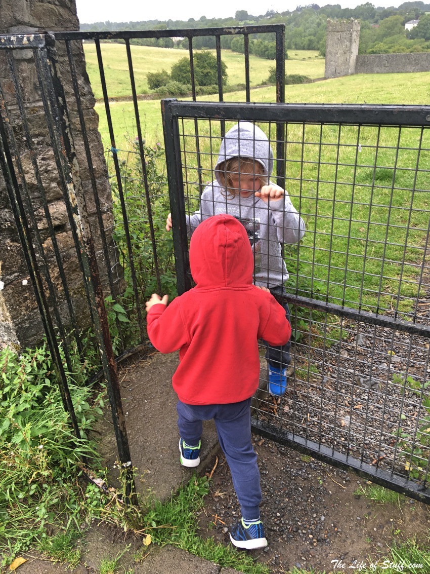 Exploring Kells Priory in Co. Kilkenny, Ireland - The boys at Turnstile