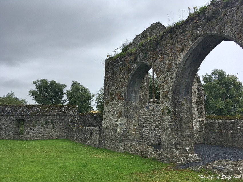 Exploring Kells Priory in Co. Kilkenny, Ireland - Window Arches