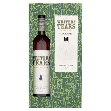 18 Excellent Irish Whiskey Gift Sets & Boxes €75 and Under - Writers Tears Potstill Glass Pack 700ml 