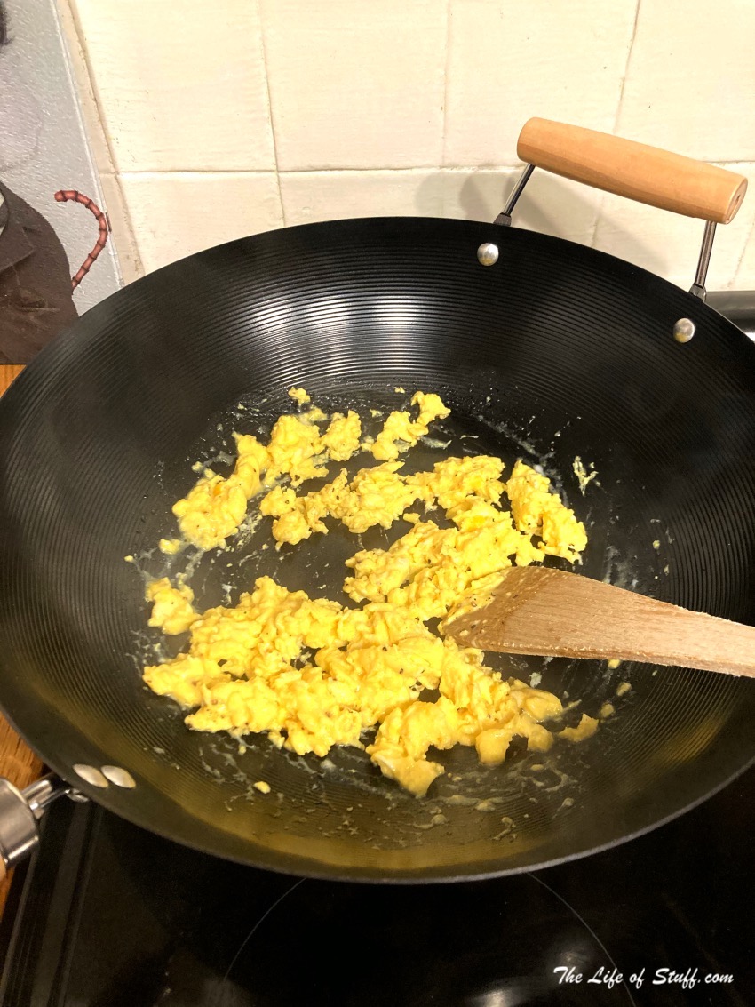 8 Steps to a Delicious Chinese Chicken Fried Rice Recipe - cook scrambled egg