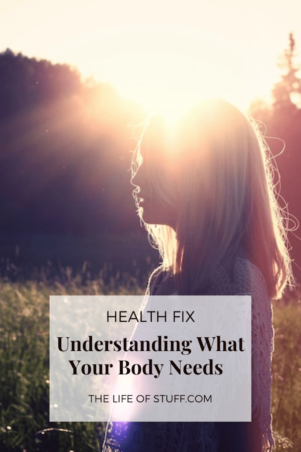 Health Fix - Understanding What Your Body Needs - The Life of Stuff