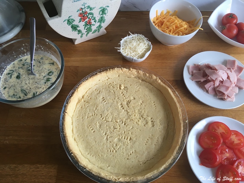 A Quality Quiche Recipe - Step by Step Photo Instructions - Step 20 Cooked pastry base