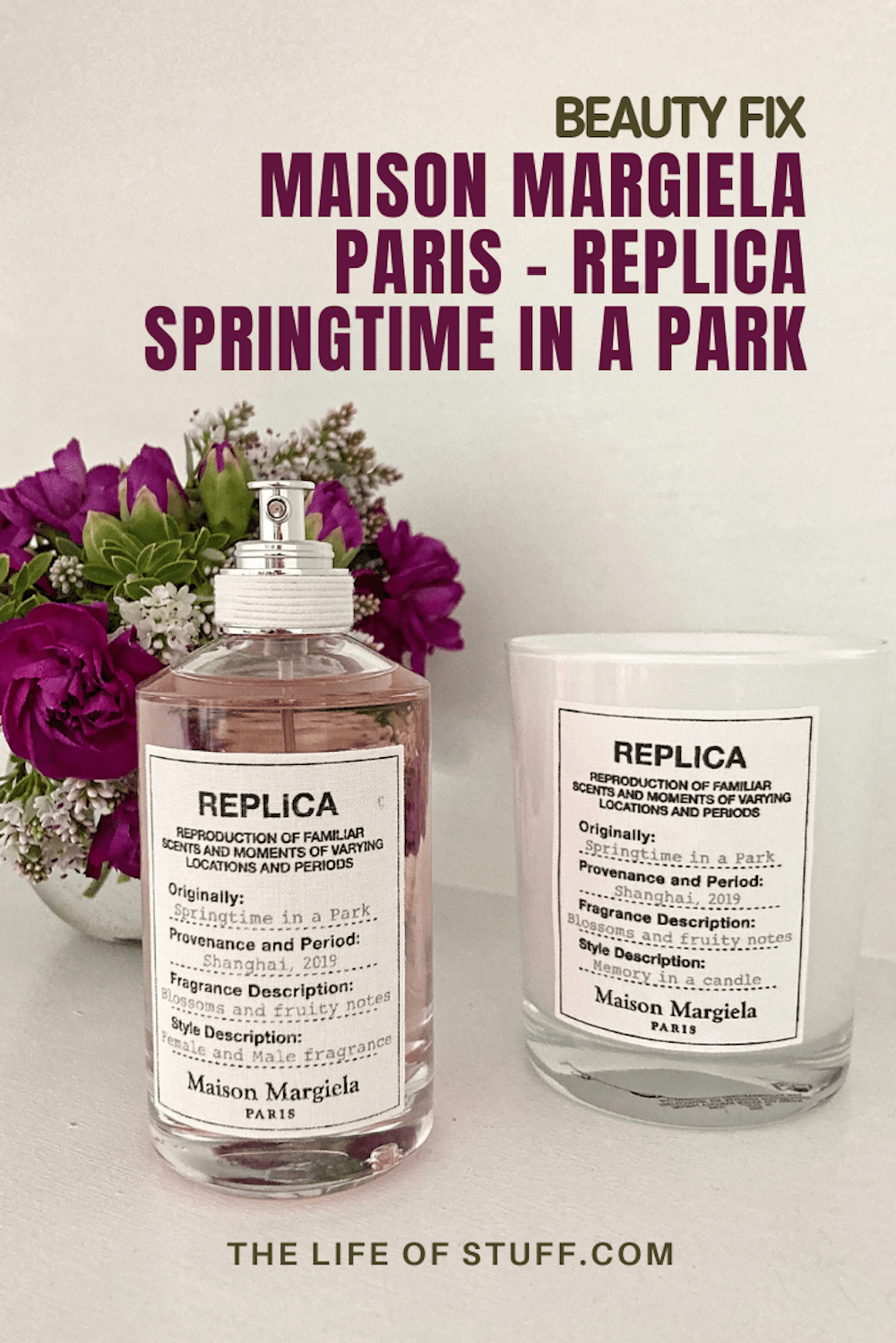 Beauty Fix - Maison Margiela Paris - REPLICA Springtime in a Park - The Life of Stuff