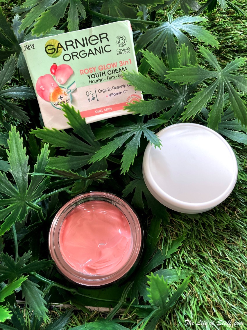 Garnier Green Beauty - 9 Nourishing Eco and Organic Products - Garnier Organic Rosy Glow 3in1 Youth Cream