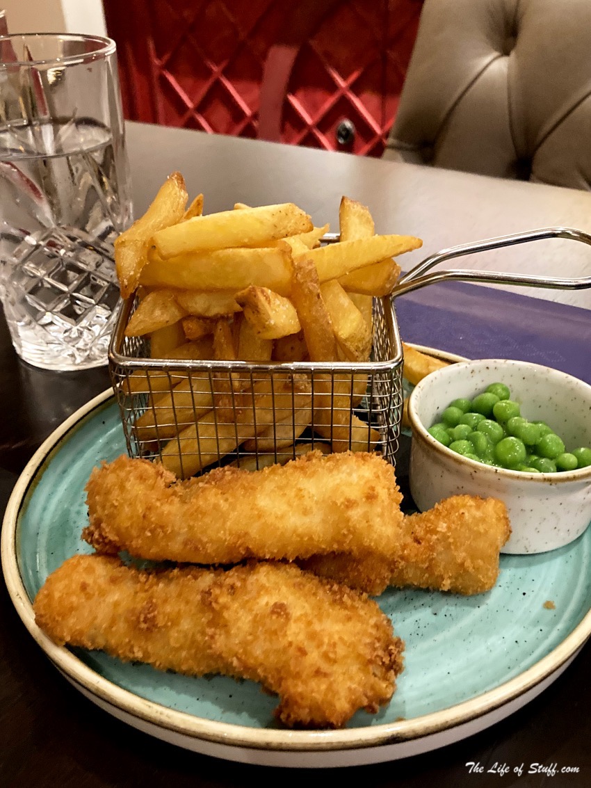 The Queens Dalkey - Divine Dining in Dublin 'Fit for a King' - Cod goujons and chips