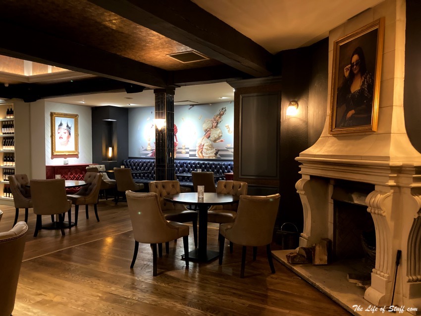 The Queens Dalkey - Divine Dining in Dublin 'Fit for a King' - Open Fire Place