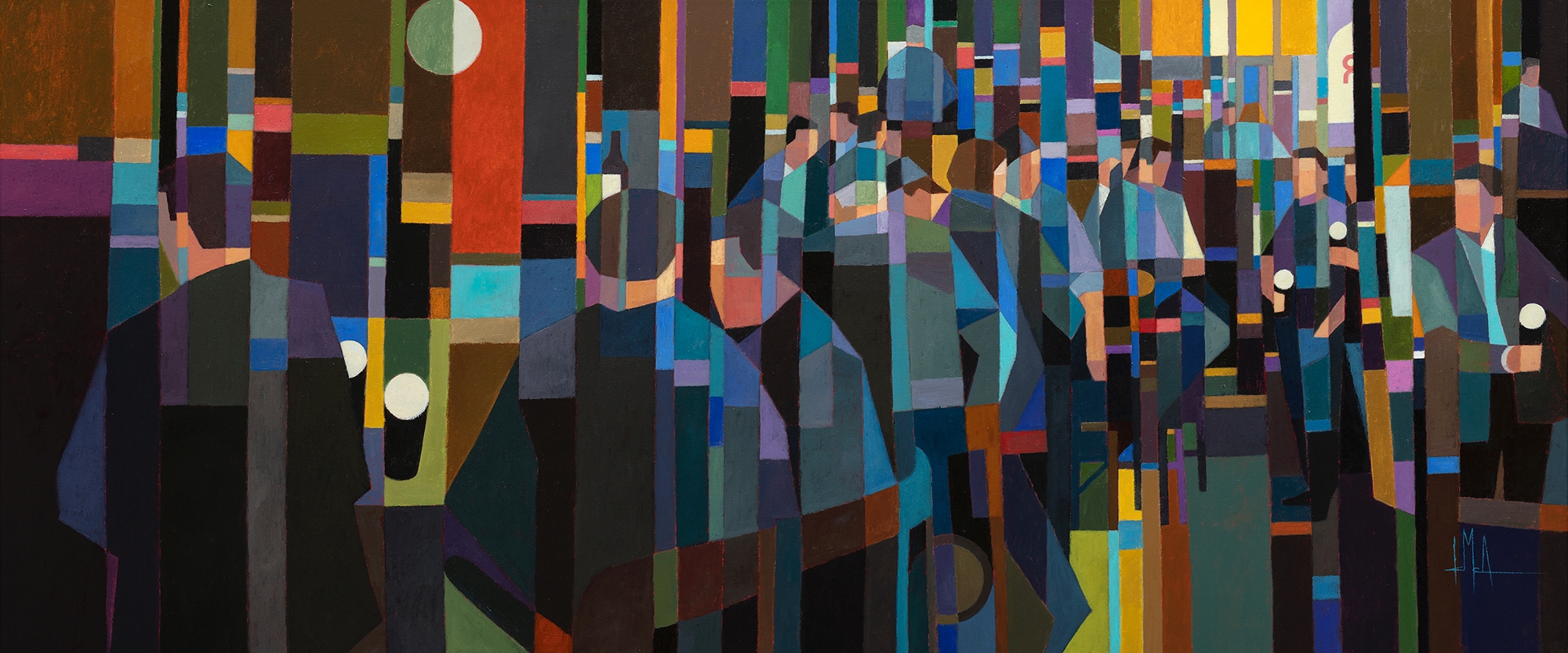 Irish Art - Questions and Answers with Artist Kevin McAleenan - Regulars (50x120cm)