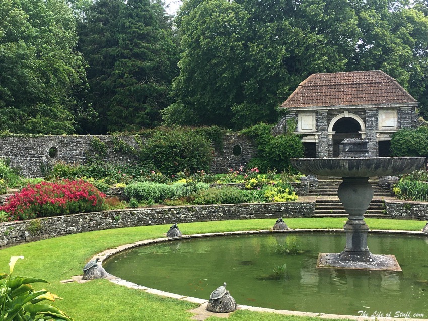 Heywood Gardens, Ballinakill, Co. Laois - Wonderful Every Season Summer Time - Sunken Oval Garden and Pond in Lutyens Gardens