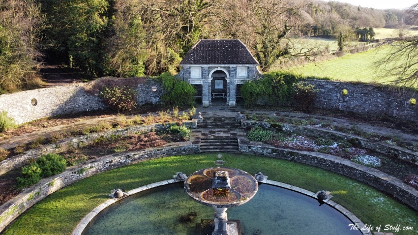 Heywood Gardens, Ballinakill, Co. Laois - Wonderful Every Season - The Oval Garden in Winter