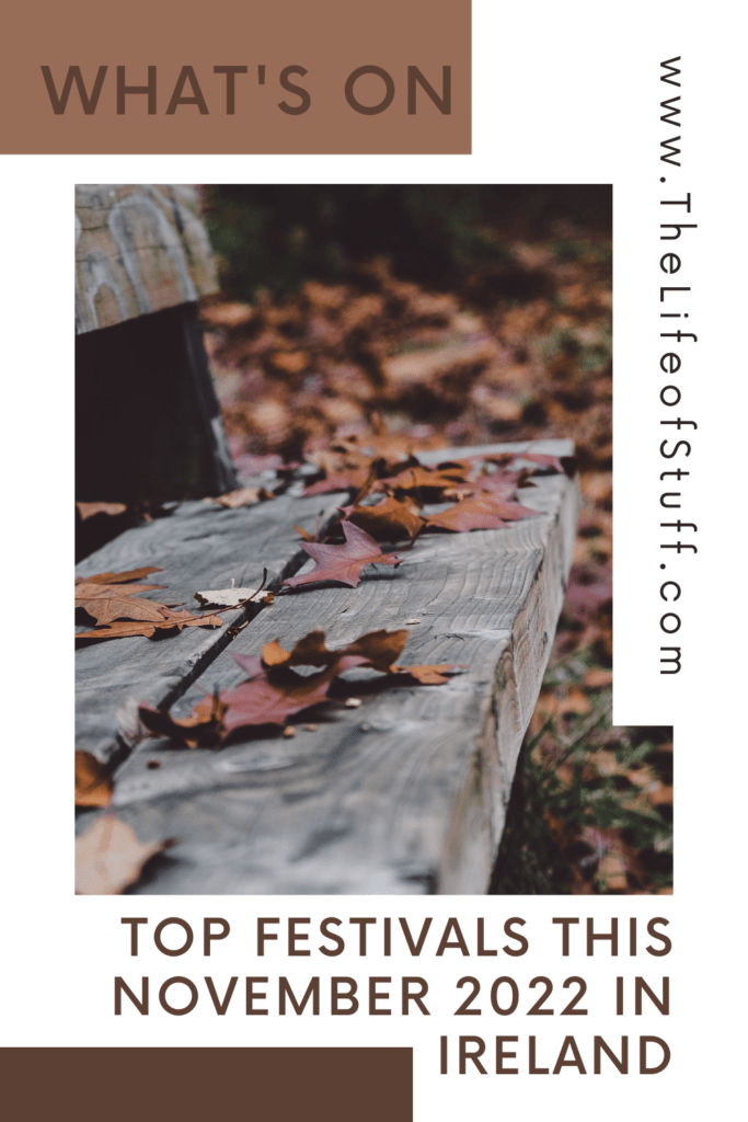 What’s On - Top Festivals this November 2022 in Ireland - The Life of Stuff