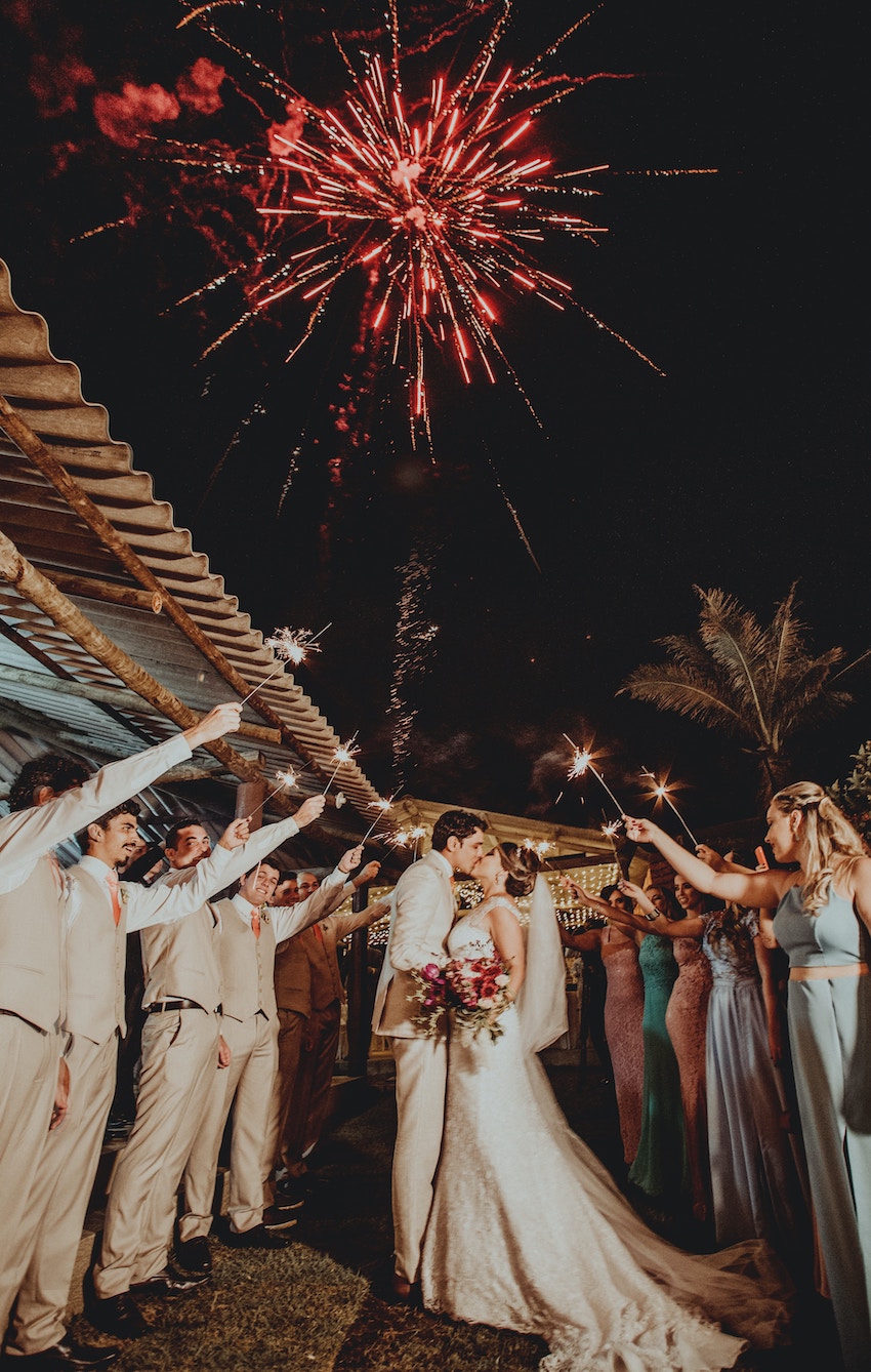 Fun Lighting Ideas for Your Wedding - Sparklers and Fireworks
