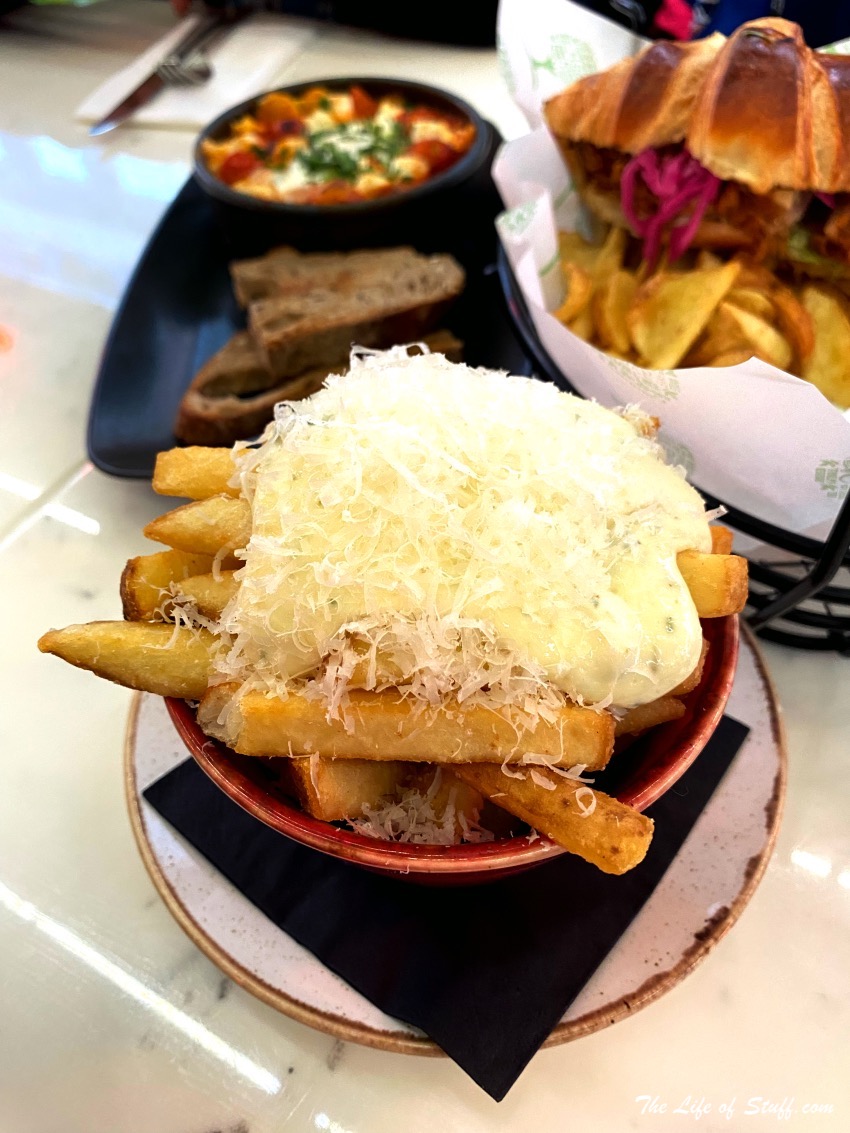 Weekend Brunch at The Alex Hotel Dublin 2 - Loaded Parmesan Fries