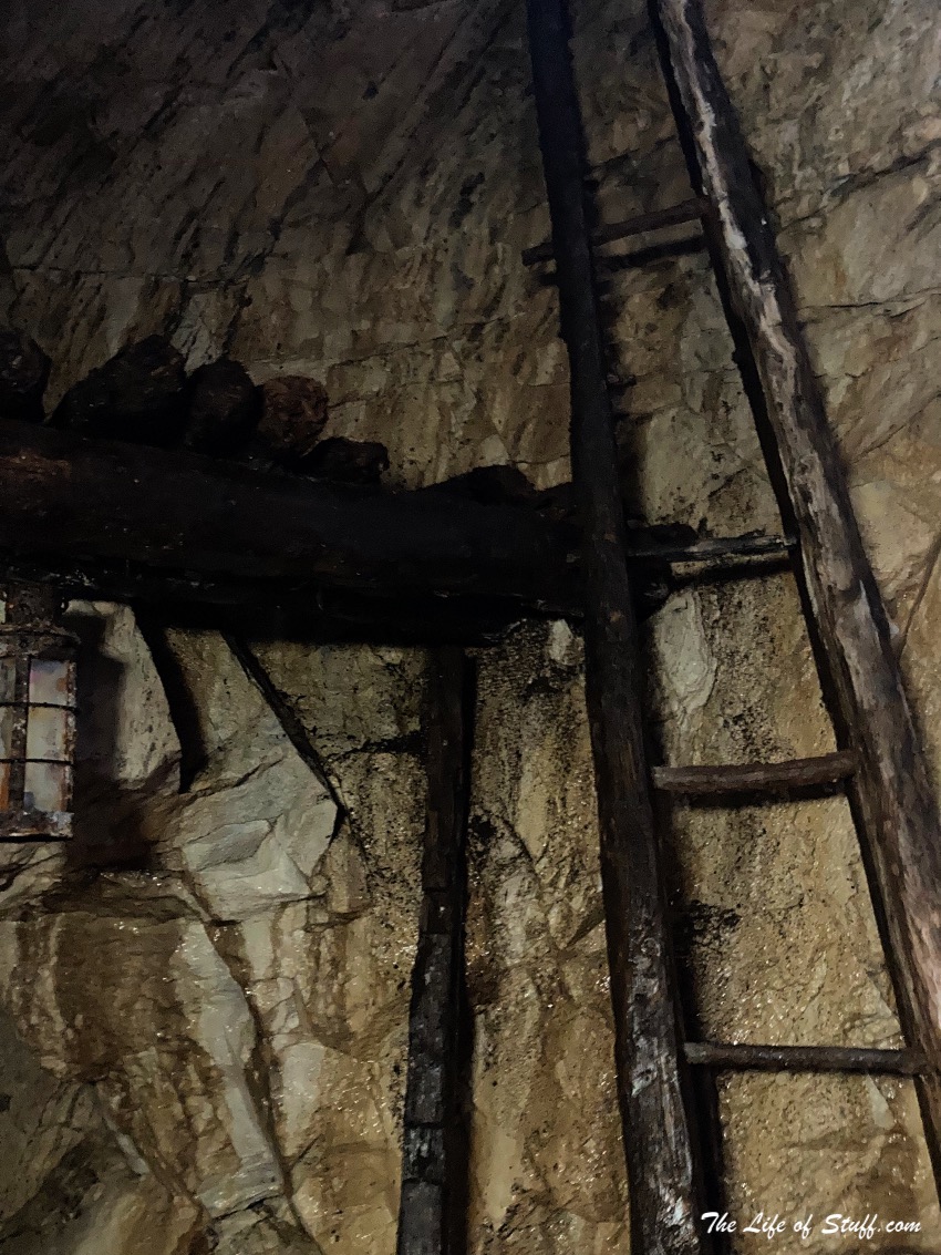 Unearth Connemara's Hidden Gem - Glengowla Mines Galway - Original Mining Ladder